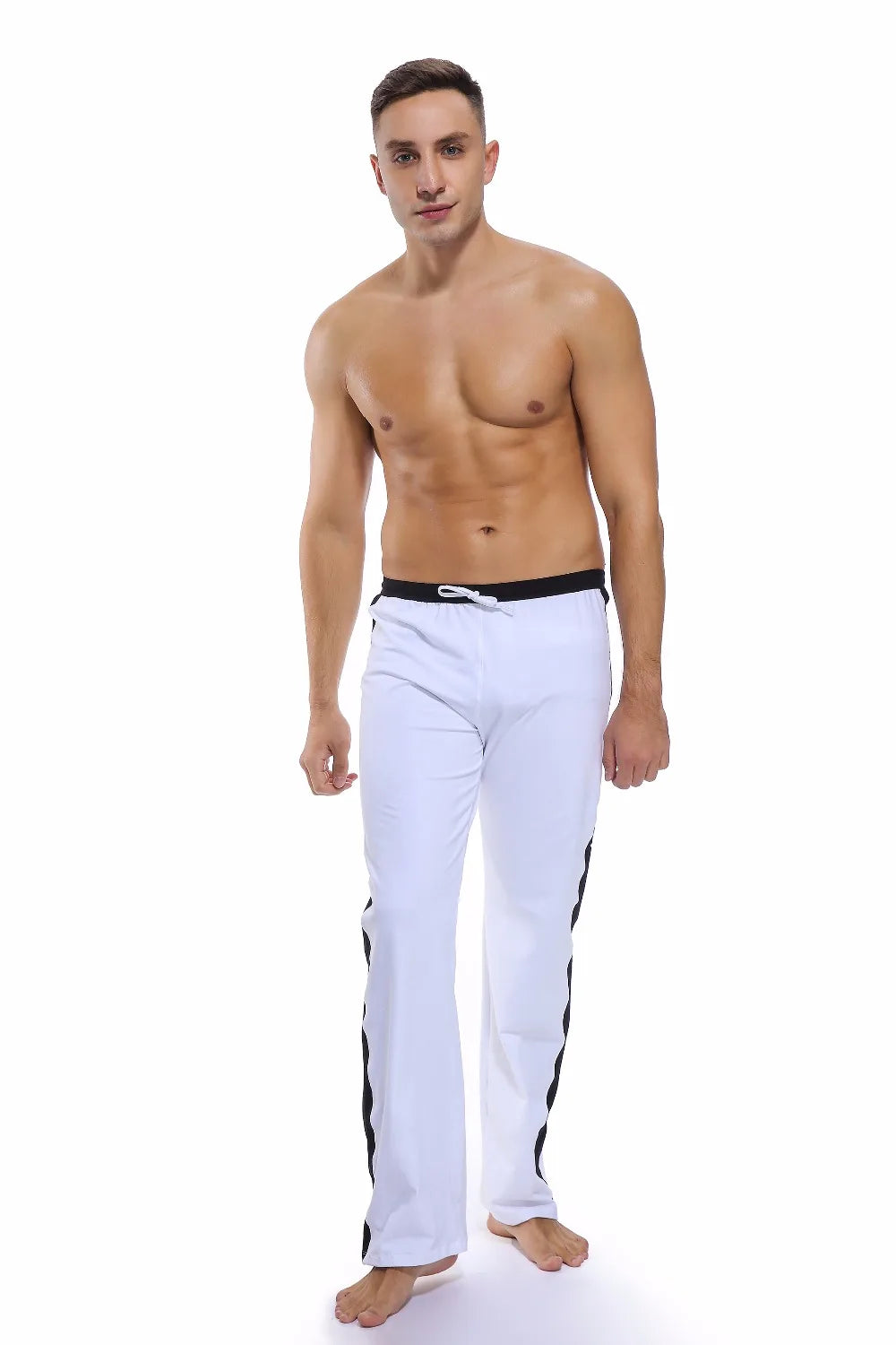 Free shipping New men yoga pants exercise pants fitness home straight running pants clothing custom-made