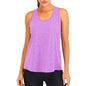 Yoga Shirt Female New Style T-Shirt Loose Fitness Tops Vest Women Sleeveless Sport Tee Quick-Drying Gym Running Workout Blouse