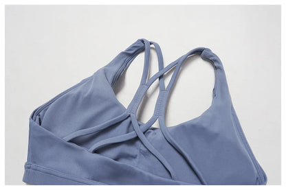 Yoga Bra for Women Hollow Out Beauty Back Gym Top Padded Sports Bra Running Fitness Bras Tight Workout Crop Top Sportswear