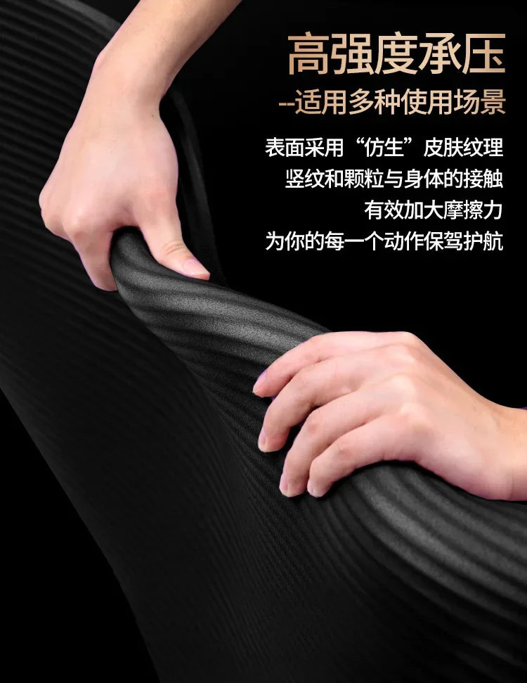 200*90cm Thick 20mm Men's Gym Mat Beginner Yoga Mat Thickened Widened and Lengthened Non-slip Sports Yoga Mat for Home