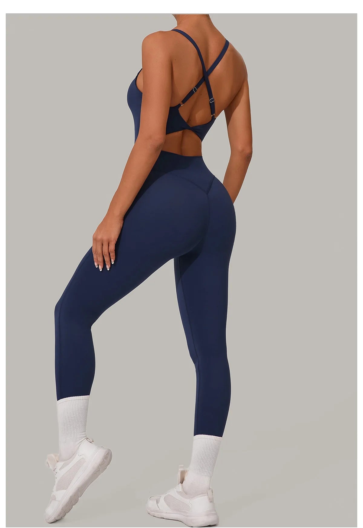 Yoga Set Women Tracksuit  Sports Jumpsuit Sexy Backless One-piece Suit Female Rompers Quick Dry Yoga Clothing Workout Bodysuits