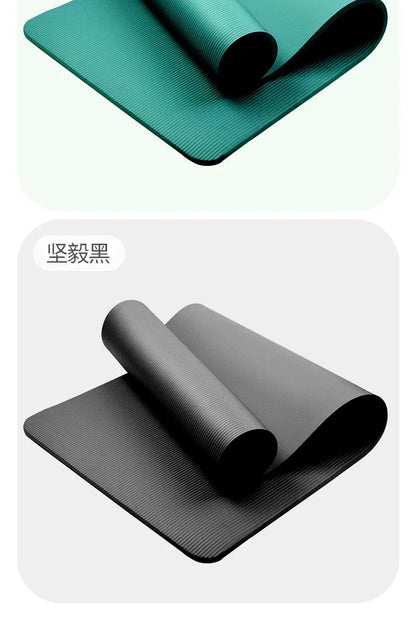 200*90cm Thick 20mm Men's Gym Mat Beginner Yoga Mat Thickened Widened and Lengthened Non-slip Sports Yoga Mat for Home