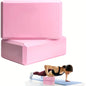 Set of 2 Yoga Blocks - Made from High-Density Foam, Lightweight, Supportive, And Odor-Free - Essential Yoga Gear for Women, Gym