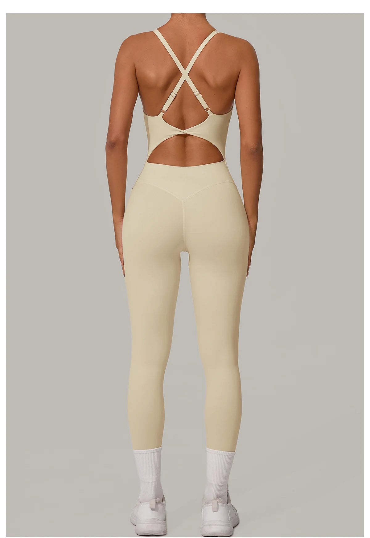 Yoga Set Women Tracksuit  Sports Jumpsuit Sexy Backless One-piece Suit Female Rompers Quick Dry Yoga Clothing Workout Bodysuits