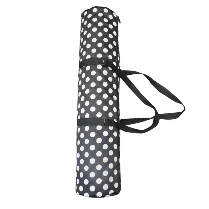 Yoga Mat Bag, Exercise Yoga Mat Carrying Bag with Smooth Zippers & Wide Strap Large Watertight Yoga Mat Storage Pockets 69HD