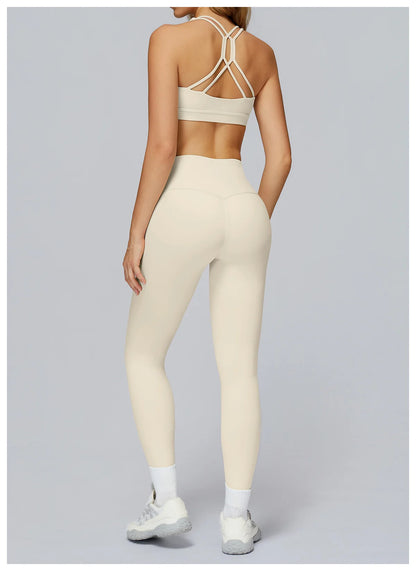 Yoga Bra for Women Hollow Out Beauty Back Gym Top Padded Sports Bra Running Fitness Bras Tight Workout Crop Top Sportswear