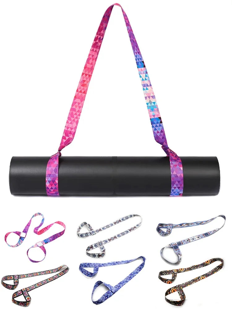 Yoga Mat Strap Waterproof Backpack Yoga Bag Nylon Pilates Shoulder Carrier Binding Rope Sport Tool Portable Storage Rope Fitness