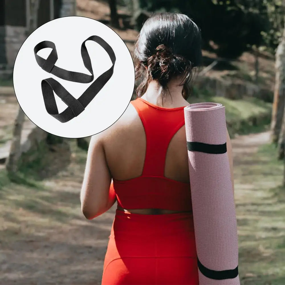 Yoga Strap For Carrying Mat Carrier Sling Yoga Carrying Strap Yoga Mat Sling Adjustable Anti-Slip Strap Stretch Bands Exercise