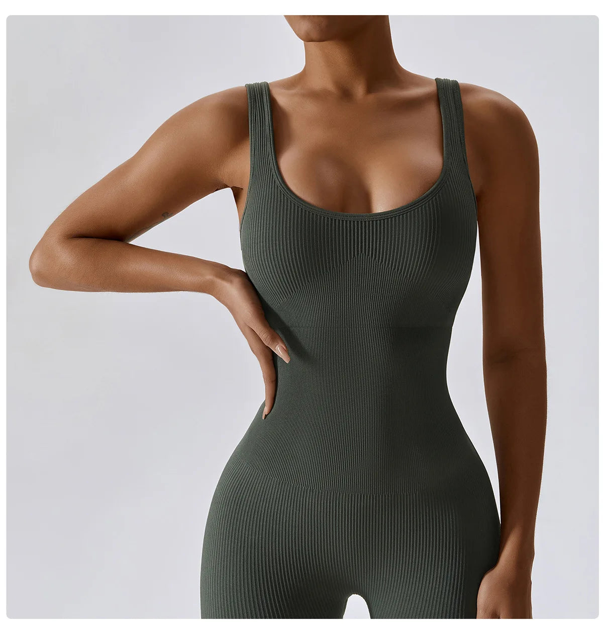 Yoga Set Women One-piece Yoga Suit Women Dance Romper Fitness Bodysuit Workout Siamese Sportswear Seamless Gym Sports Playsuit