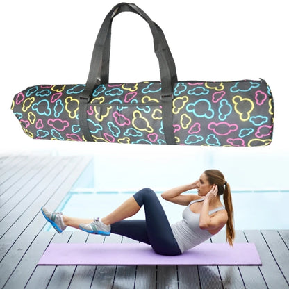 Yoga Mat Bag, Exercise Yoga Mat Carrying Bag with Smooth Zippers & Wide Strap Large Watertight Yoga Mat Storage Pockets 69HD