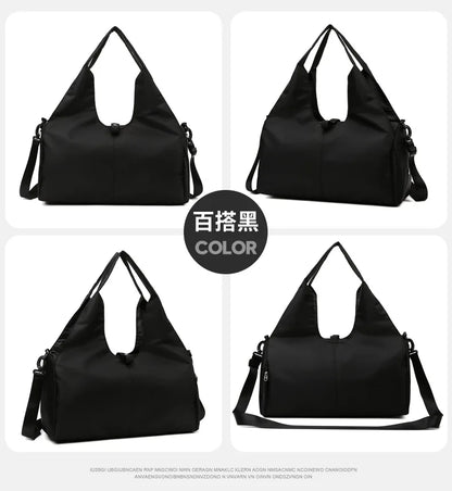 Yoga Mat Gym Bag For Women Sports Handbags Travel Fitness Tote Bag Yoga Swimming Shoulder Bag Large Capacity With Shoulder Strap