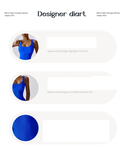 Yoga Set Women One-piece Yoga Suit Women Dance Romper Fitness Bodysuit Workout Siamese Sportswear Seamless Gym Sports Playsuit