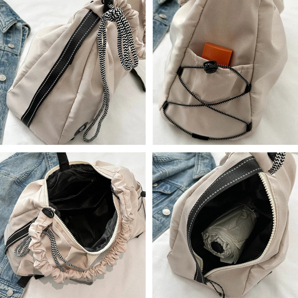 Yoga Gym Bags for Women with Shoes Compartment & Wet Dry Storage Pockets & Adjustable Yoga Mat Holder, Patent Pending