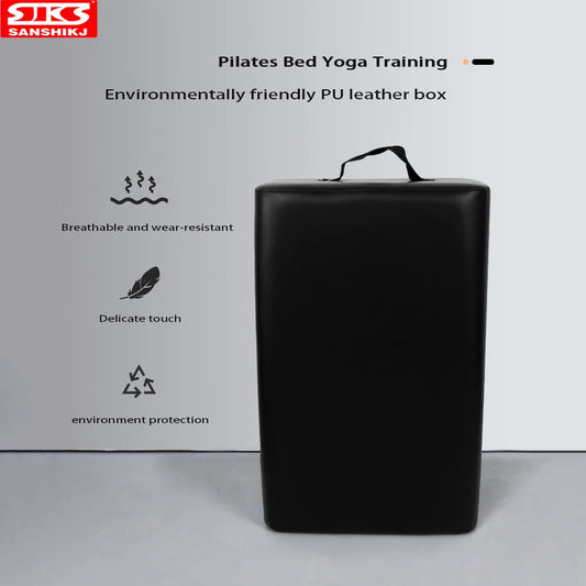 Household Yoga Equipment Pilates Core Bed Accessories, Square Box, Leather Case