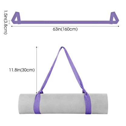 Yoga Mat Strap Yoga Mat Bundle Strap Shoulder  Carry Straps Sports Stretch Strap Floor Mat Storage Strap Yoga Mat Bag Tied Rope