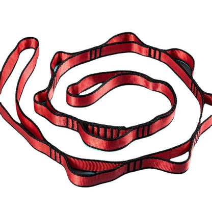 Yoga Stretch Belt Extender Strap Rope Outdoor Hanging Rope Climbing Rope Elastic Yoga Hammock Shoulder Strap for Aerial Yoga