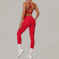 Yoga Set Women Tracksuit  Sports Jumpsuit Sexy Backless One-piece Suit Female Rompers Quick Dry Yoga Clothing Workout Bodysuits