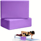 Set of 2 Yoga Blocks - Made from High-Density Foam, Lightweight, Supportive, And Odor-Free - Essential Yoga Gear for Women, Gym
