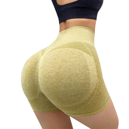 Women Yoga Shorts High Waist Workout Shorts Fitness Yoga quick-dry Fitness Ladies Yoga Gym Running Short Pants Pants Sportswear