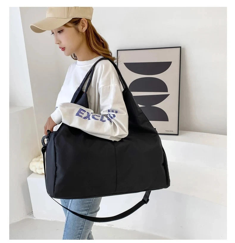 Yoga Mat Gym Bag For Women Sports Handbags Travel Fitness Tote Bag Yoga Swimming Shoulder Bag Large Capacity With Shoulder Strap