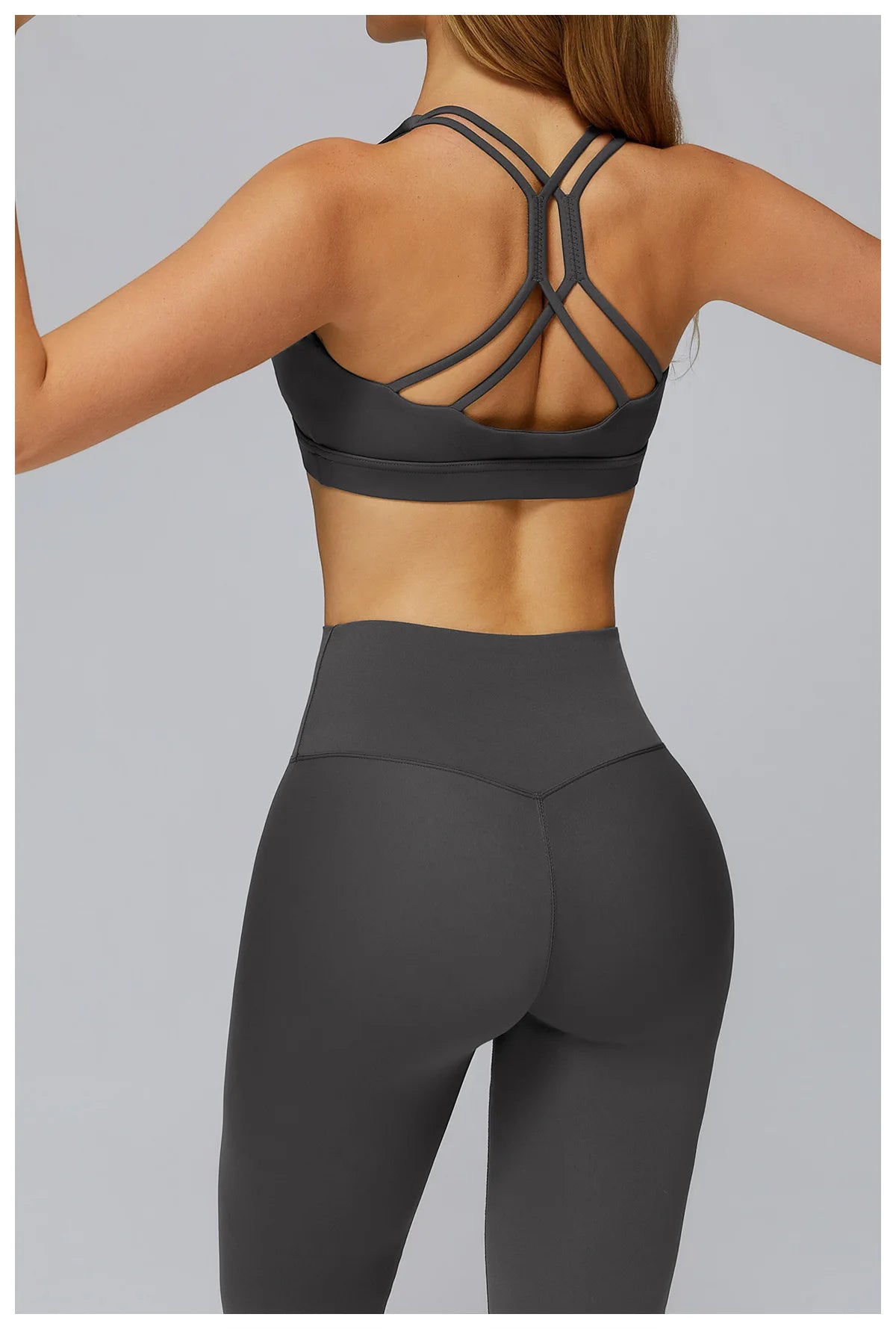 Yoga Bra for Women Hollow Out Beauty Back Gym Top Padded Sports Bra Running Fitness Bras Tight Workout Crop Top Sportswear