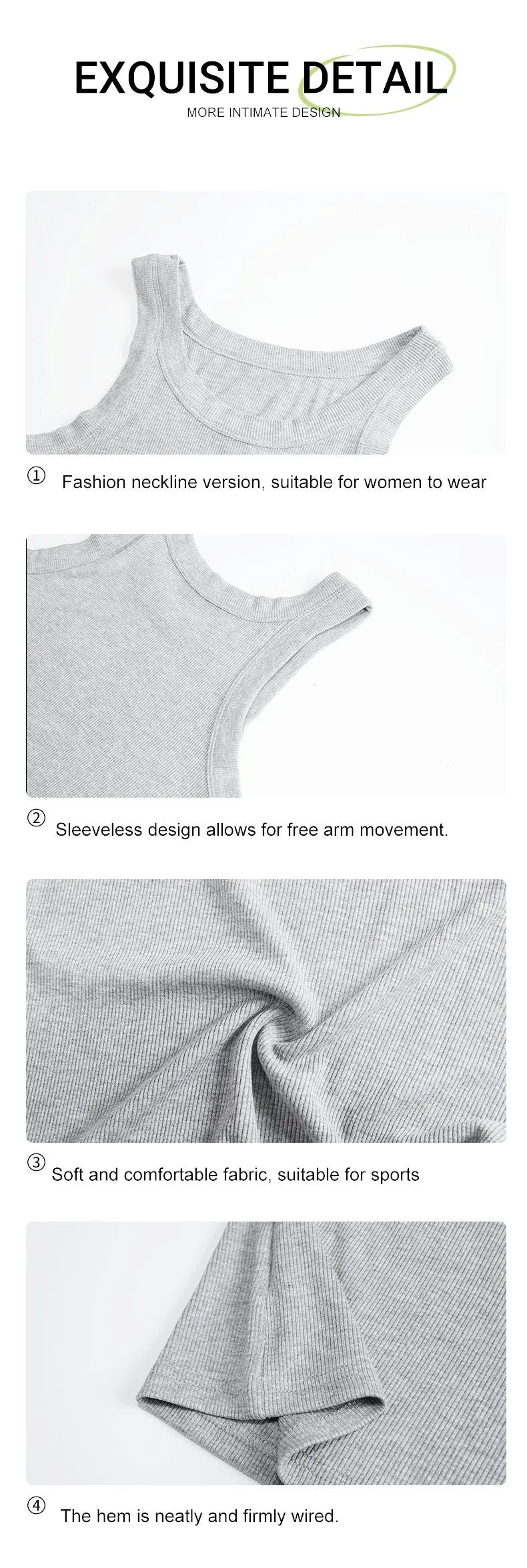 Yoga Woman Summer Y2K Vest Camisole Sexy Elasticity Korean Slim Female Clothing Women Knitted Sport Comfortable Tank Tops