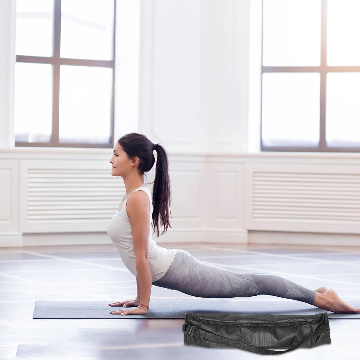 Foldable Oxford Durable Carrier Storage Tote For Mat Gym Yoga Mat Cover Organizer Yoga Carrying Bag Accessory Women