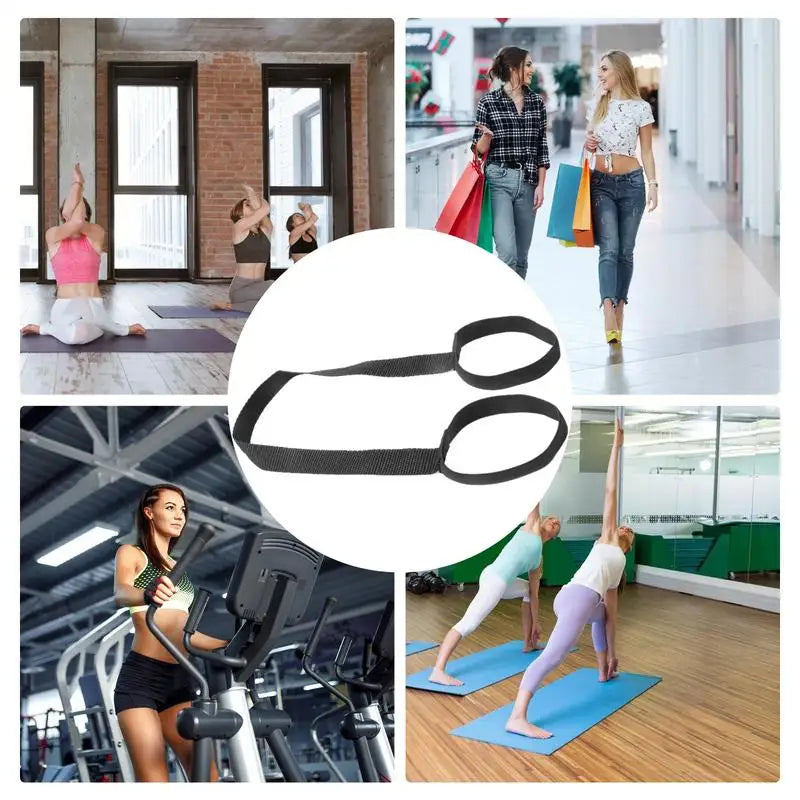 Yoga Strap For Carrying Mat Carrier Sling Yoga Carrying Strap Yoga Mat Sling Adjustable Anti-Slip Strap Stretch Bands Exercise