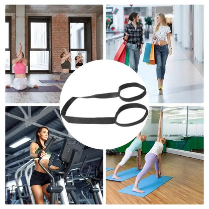 Yoga Strap For Carrying Mat Carrier Sling Yoga Carrying Strap Yoga Mat Sling Adjustable Anti-Slip Strap Stretch Bands Exercise