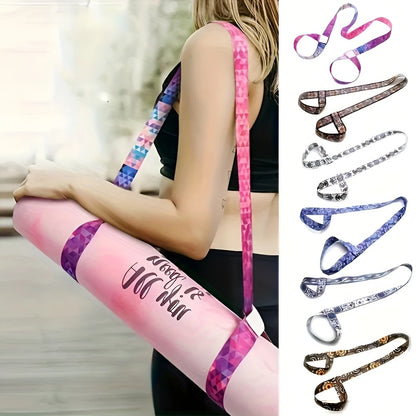 Yoga Mat Strap, Yoga Stretching Strap, Suitable for Yoga Mat Bundling, Full Body Muscle Stretching, Yoga Room Accessories