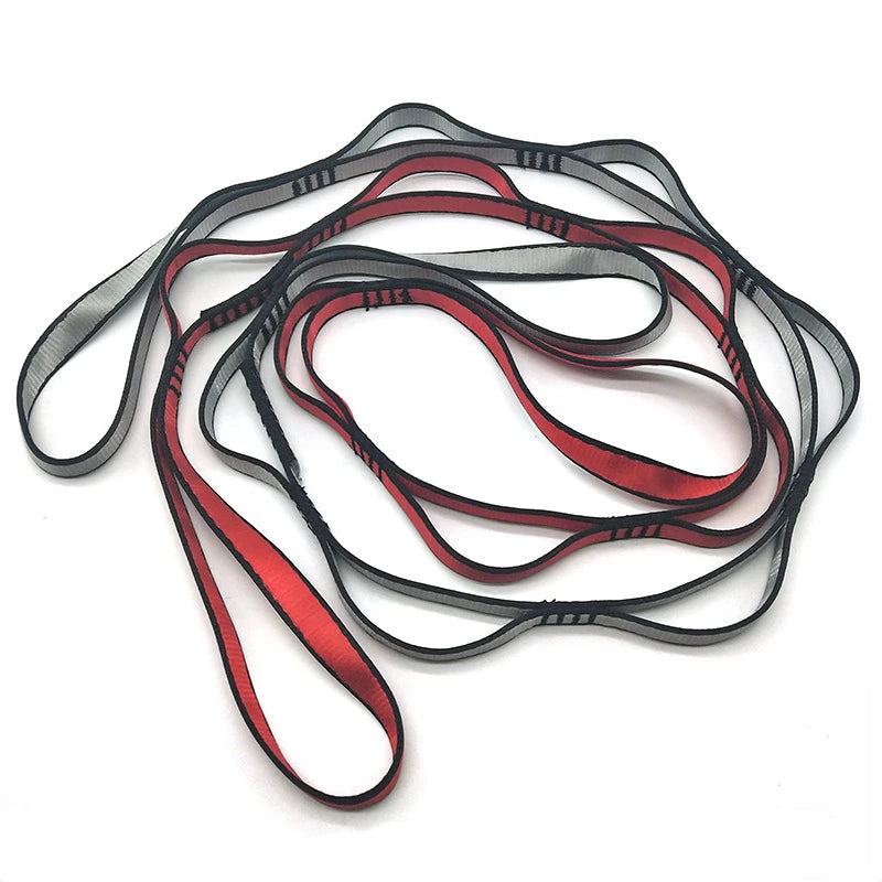 Yoga Stretch Belt Extender Strap Rope Outdoor Hanging Rope Climbing Rope Elastic Yoga Hammock Shoulder Strap for Aerial Yoga