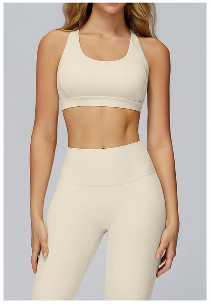 Yoga Bra for Women Hollow Out Beauty Back Gym Top Padded Sports Bra Running Fitness Bras Tight Workout Crop Top Sportswear