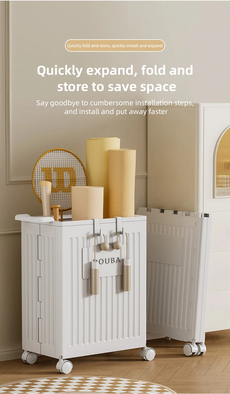 Yoga Mat Folding Storage With Wheels Workout Equipment Corner Storage Organizer Home Yoga Mat Holder Gym Organizer Box