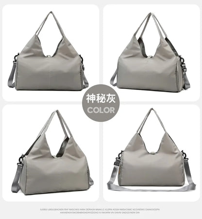 Yoga Mat Gym Bag For Women Sports Handbags Travel Fitness Tote Bag Yoga Swimming Shoulder Bag Large Capacity With Shoulder Strap