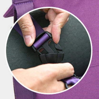 Multifunctional Yoga Mat Bag Carrier Yoga train Holder Full-zip Exercise Carrier Bag Easy Access Zipper Adjustable Strap