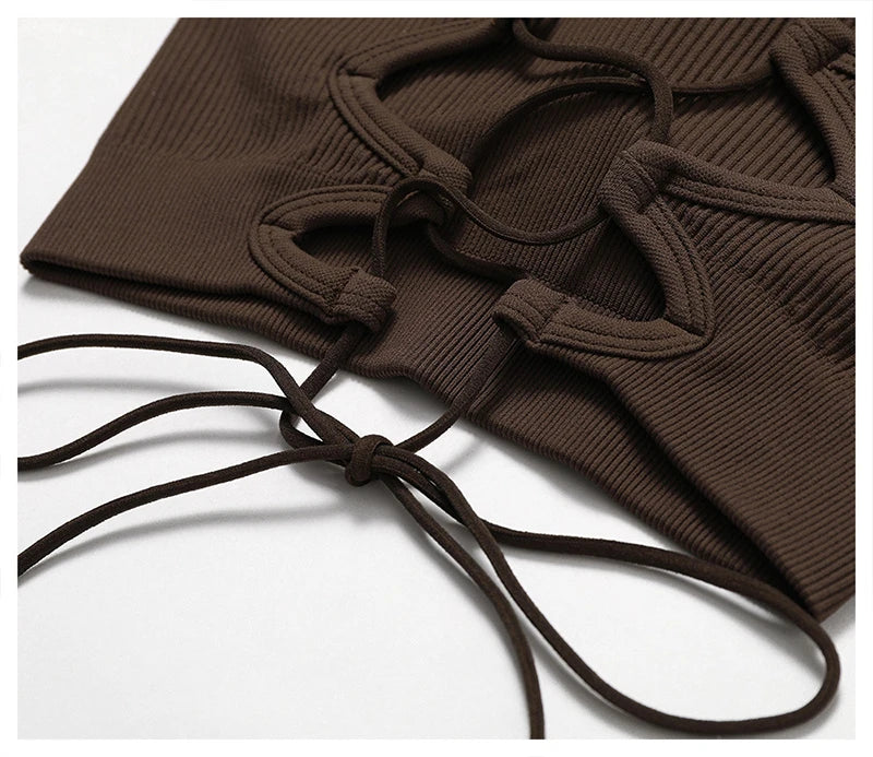 Yoga Sports Bras for Women Open Back Design Padded Crop Top Fitness Push Up Workout Running Gym Tops