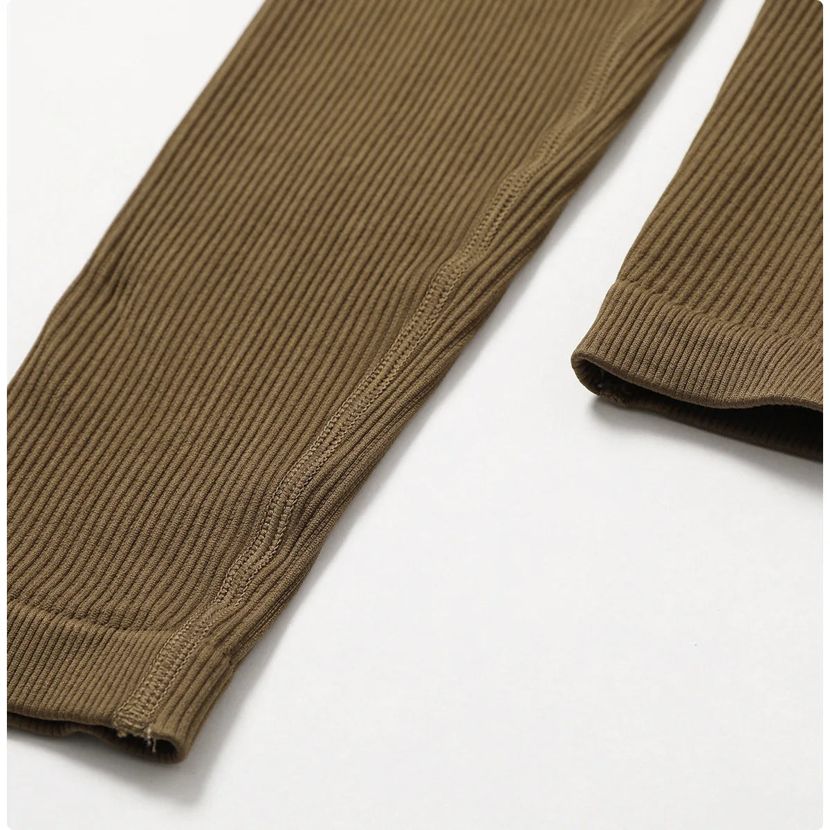 Yoga Set Women One-piece Yoga Suit Women Dance Romper Fitness Bodysuit Workout Siamese Sportswear Seamless Gym Sports Playsuit