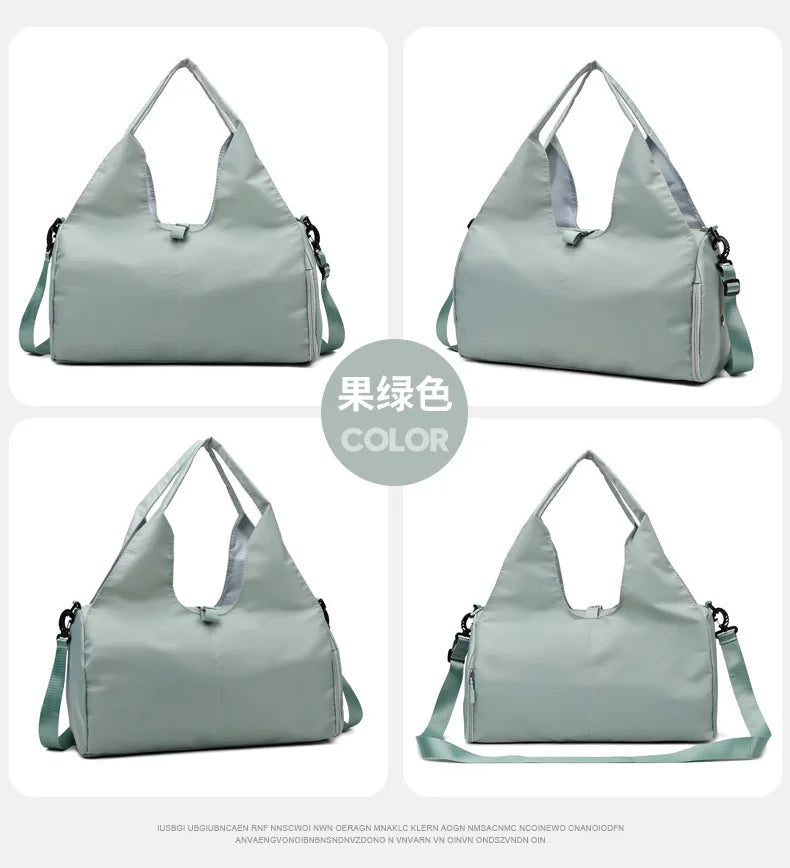 Yoga Mat Gym Bag For Women Sports Handbags Travel Fitness Tote Bag Yoga Swimming Shoulder Bag Large Capacity With Shoulder Strap