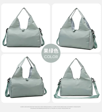 Yoga Mat Gym Bag For Women Sports Handbags Travel Fitness Tote Bag Yoga Swimming Shoulder Bag Large Capacity With Shoulder Strap