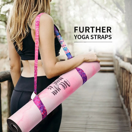 Adjustable Yoga Mat Strap Yoga Mat Bundle Strap Shoulder Straps Sports Stretch Strap Floor Mat Storage Strap Yoga Mat Bag