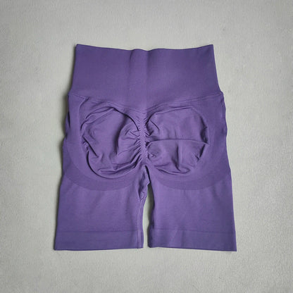 Yoga Shorts Women Sports Shorts Seamless Gym Workout Shorts High Waist Push Up Fitness Sports Shorts Cycling Shorts