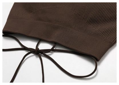 Yoga Sports Bras for Women Open Back Design Padded Crop Top Fitness Push Up Workout Running Gym Tops