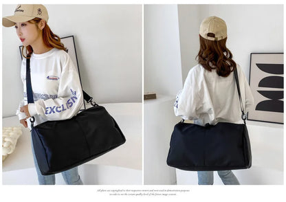 Yoga Mat Gym Bag For Women Sports Handbags Travel Fitness Tote Bag Yoga Swimming Shoulder Bag Large Capacity With Shoulder Strap