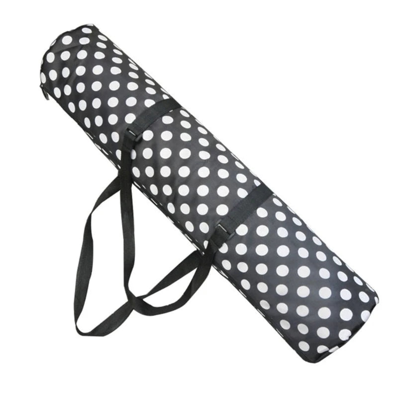 Yoga Mat Bag, Exercise Yoga Mat Carrying Bag with Smooth Zippers & Wide Strap Large Watertight Yoga Mat Storage Pockets 69HD