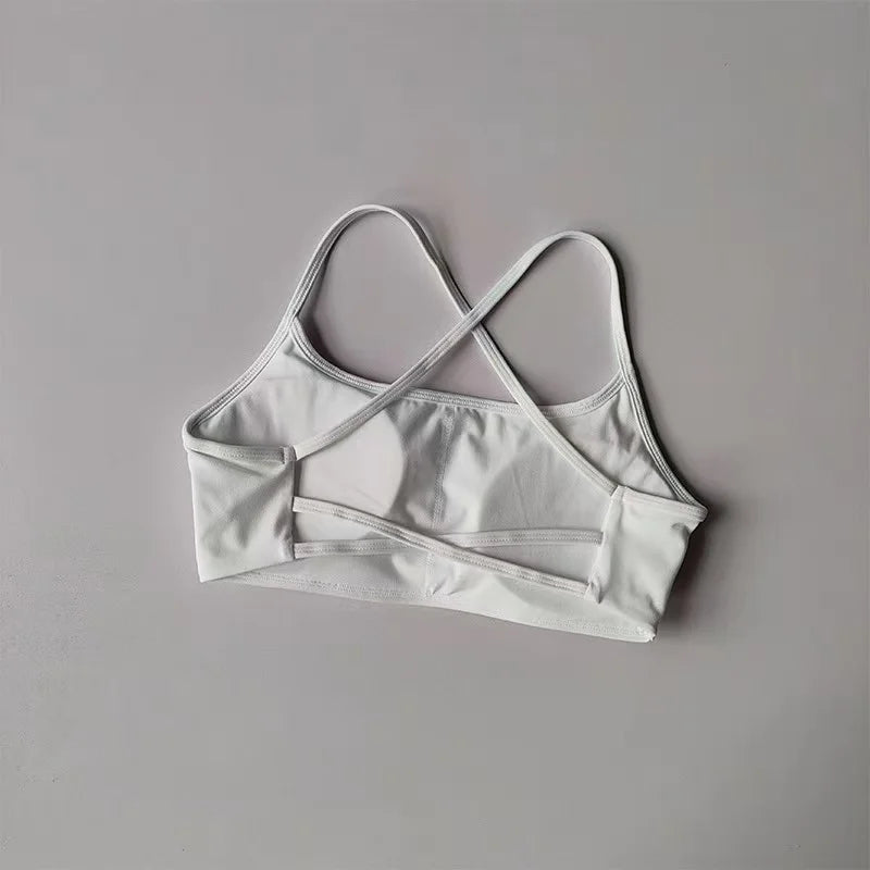 Women's Summer Yoga Apparel: Breathable Underwear, Sports Bra for Running, Push-Up Shaping, and Shock-Proof Top