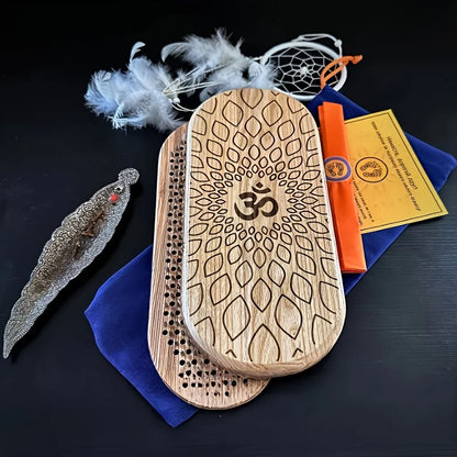 Yoga Acupressure Board & Foot Massager with Smooth Surface, Sturdy Base for Standing Posture Support Portable Yoga Tool for Home