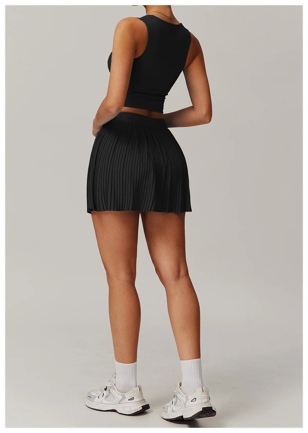 Yoga Sets Workout Sets for Women 2 Pieces Gym Suits Long Sleeved Outfits Zipper Fitness Jacket Running Short Skirt Sportswear