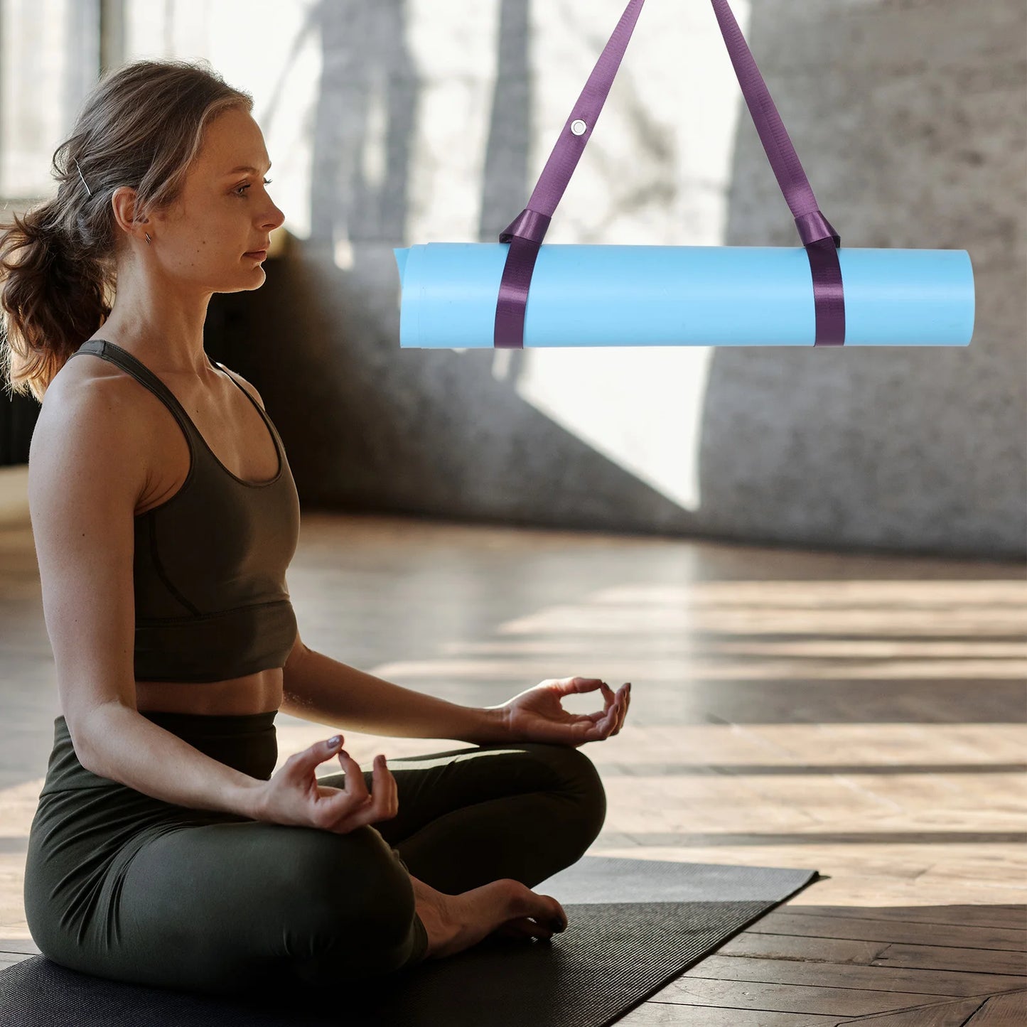 Assist Fitness Carrier Straps Adjustable Yoga Yoga Mat Strapyoga Mat Strap Sling Reusable Holder Stretching