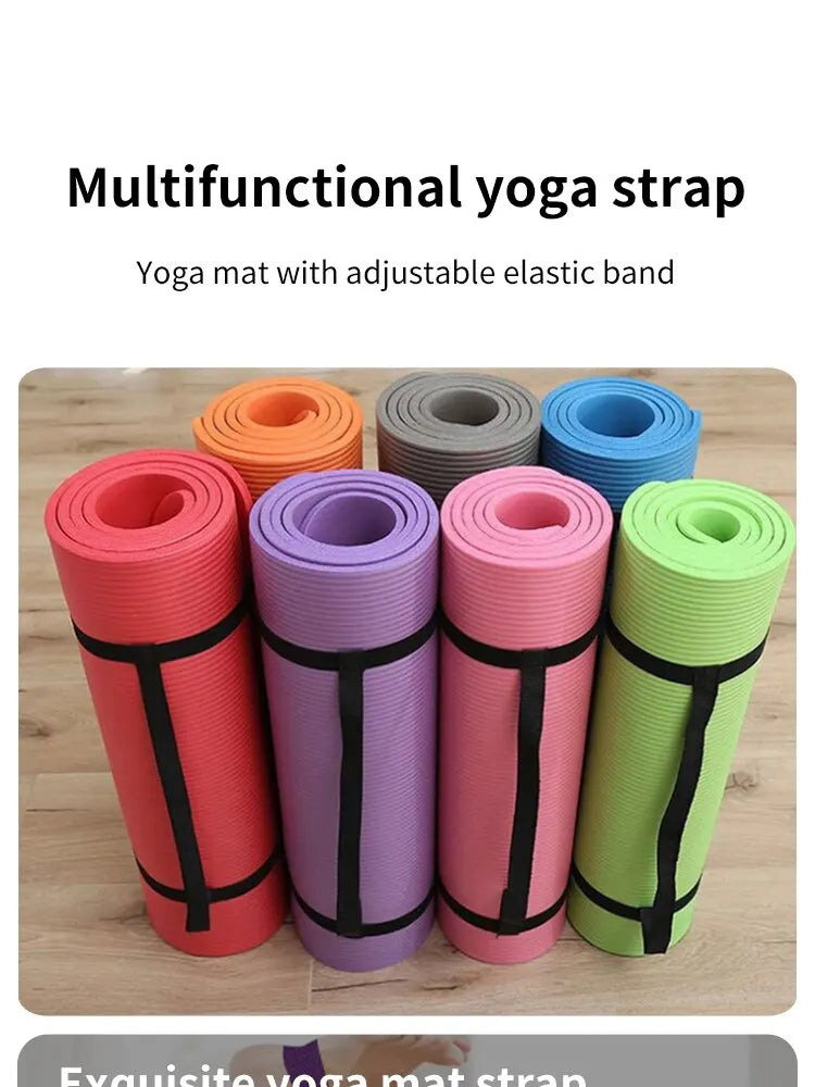 Portable Yoga Mat Strap Belts Adjustable Storage Ties Sports Sling Shoulder Carry Strap Belt Exercise Stretch Fitness Equiment