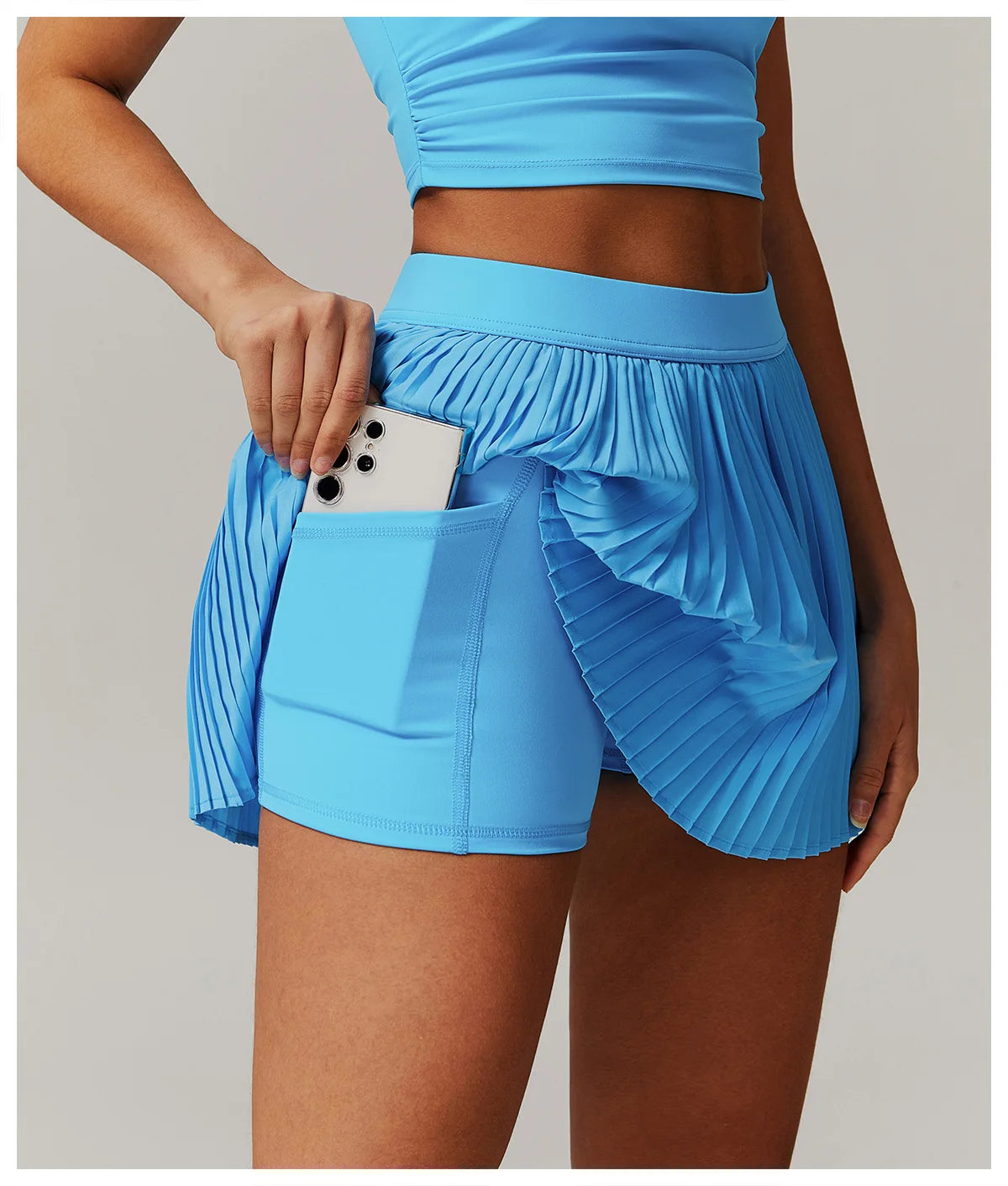 Yoga Sets Workout Sets for Women 2 Pieces Gym Suits Long Sleeved Outfits Zipper Fitness Jacket Running Short Skirt Sportswear